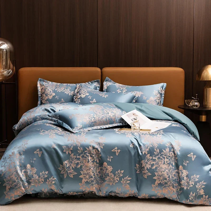 European Soft Fabric Luxury Duvet Cover Set - 3pcs