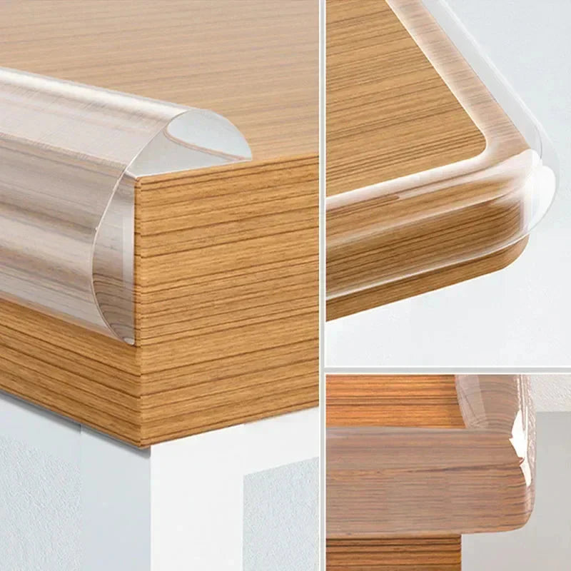 Transparent Baby Safety Strip with Double-Sided Tape for Furniture