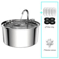 Stainless Steel Pet Water Fountain – USB Automatic Cat & Dog Bowl