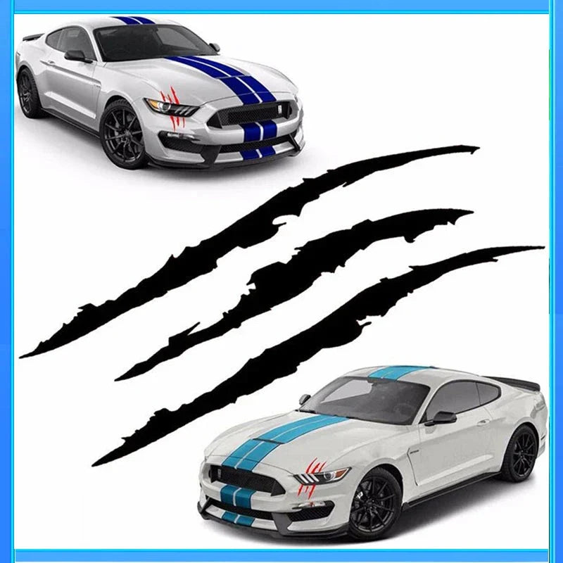 Car Stickers Ghost Claw Car Hood Vinyl Sticker Creative Modification Reflective Stickers Devil Paw Scratches Car Decoration