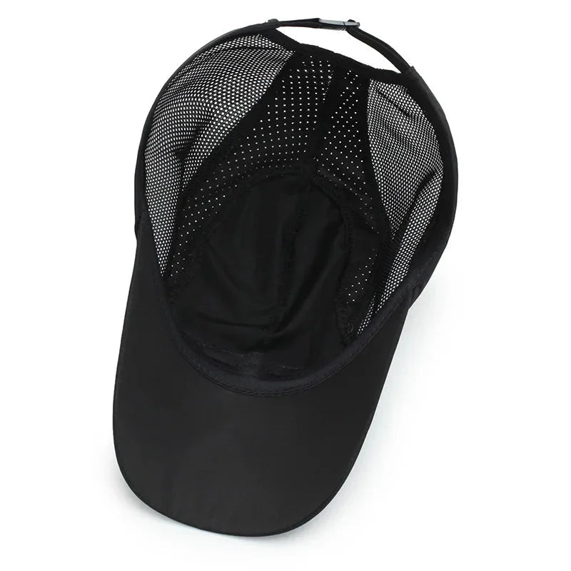 UV Protection Baseball Cap – Quick-Drying, Breathable Strapback for Hiking & Fishing