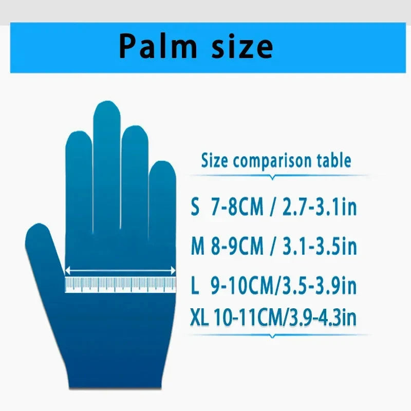 White Nitrile Disposable Gloves – Powder-Free, Latex-Free Household Use