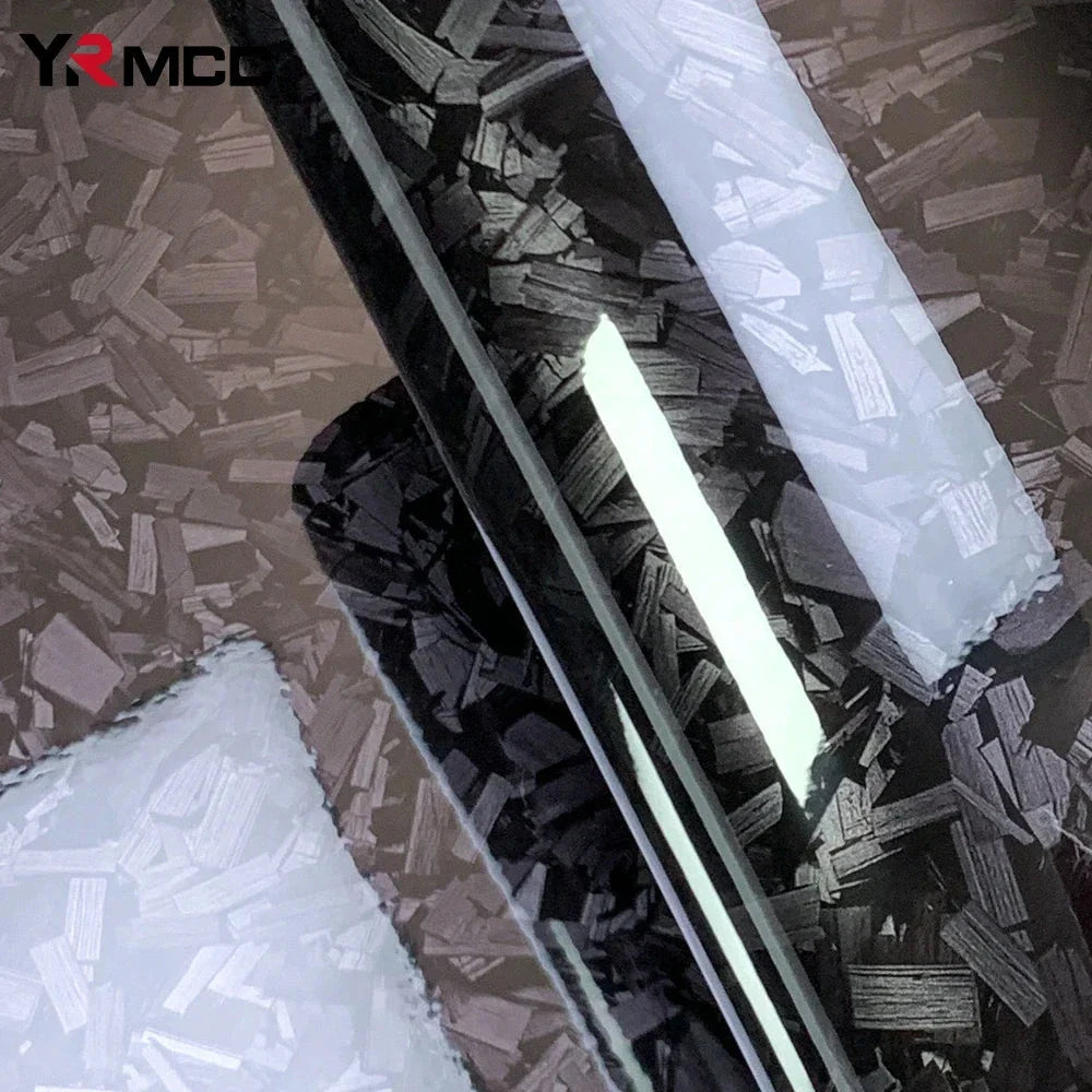 Glossy Black Carbon Fiber Vinyl Wrap Film – 3M Waterproof Car Sticker for DIY Auto Decoration & Protection