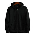Men’s Casual Zipper Hoodie – Autumn Winter Long Sleeve Hooded Sweatshirt for Daily Wear & Sports