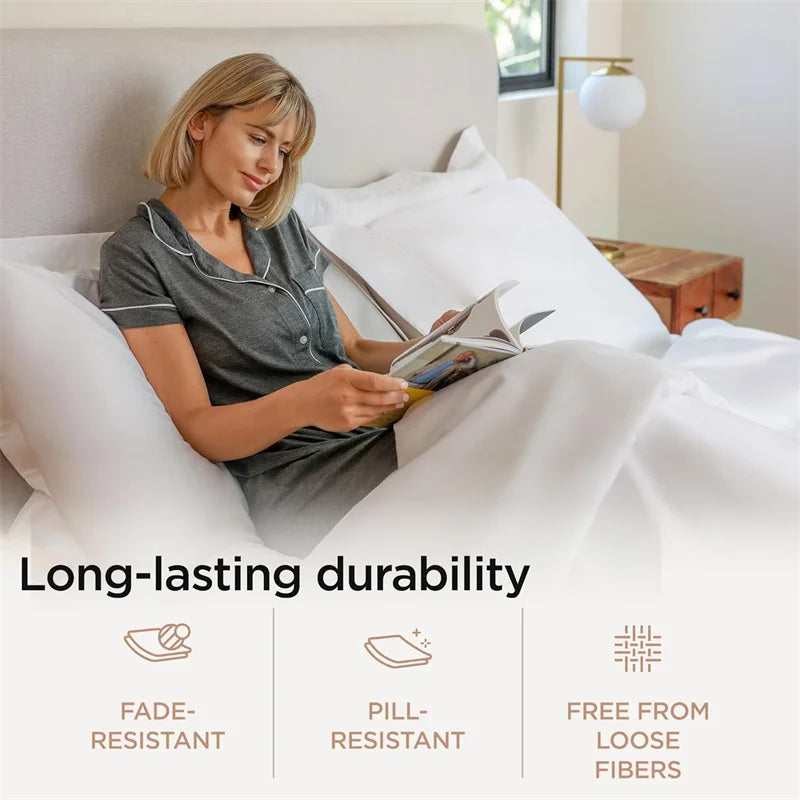 100% Egyptian Cotton Bed Sheet Set 1000TC [Queen & King]