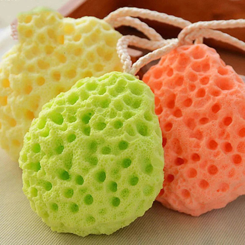 Honeycomb Baby Bath Sponge Brush for Newborn Kids