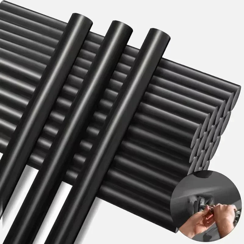 Black Hot Melt Glue Sticks - EVA Adhesive for DIY, Crafts, and General Repairs