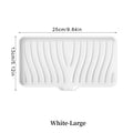 Silicone Drain Soap Dish - Anti-Slip Sink Tray for Kitchen & Bathroom