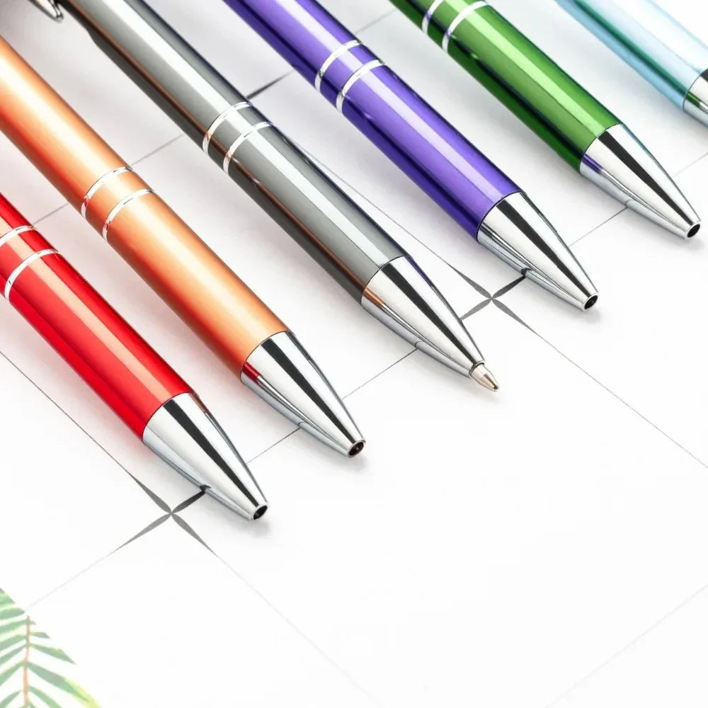 100 50 20 Pcs Custom Ballpoint Pen Metal Pen Support Custom Logo Advertising Personalized Pen Advertising Gift