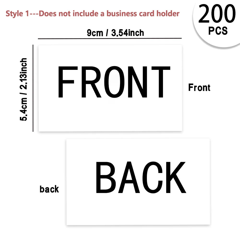 200pcs, Custom Business Cards/Cards, Business Cards, Desktop Business Cards, Thank You Cards, Business Cards, Waterproof Surface