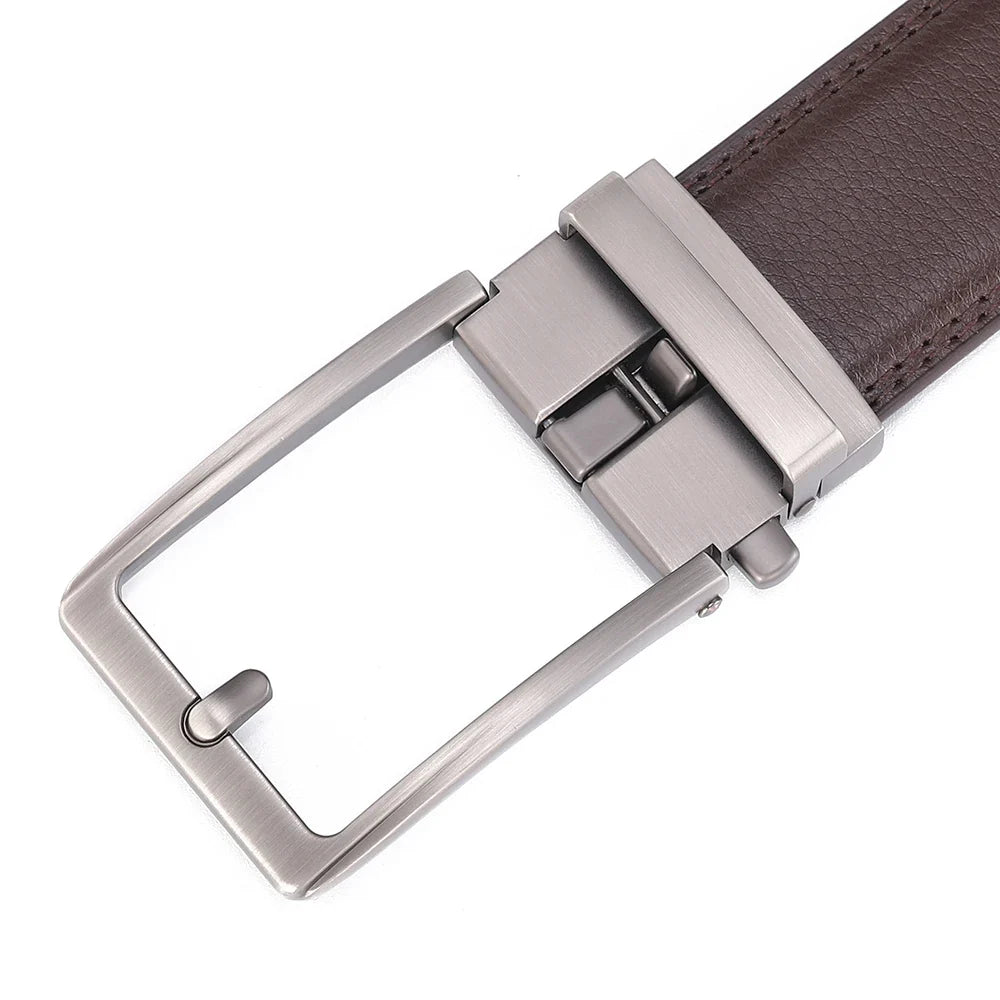 Men Luxury Buckle Genuine Leather Belt