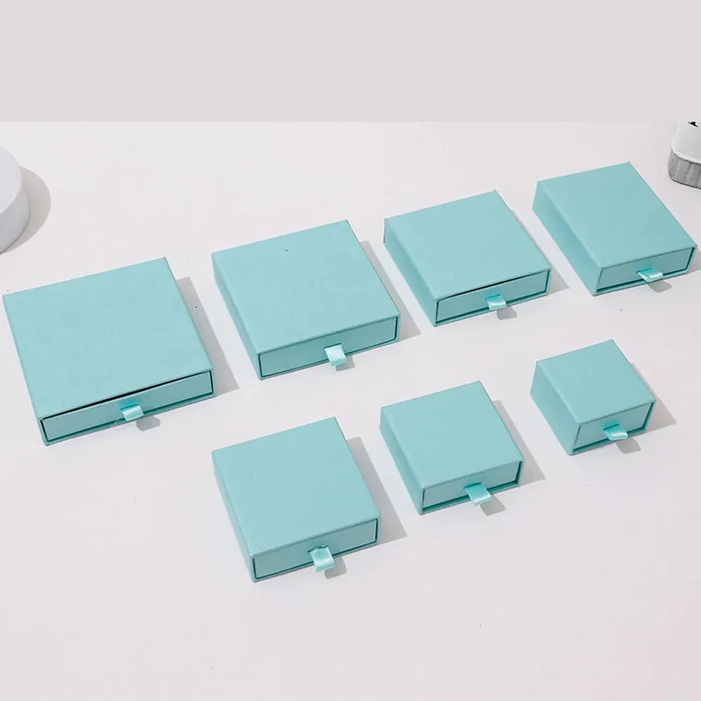 10pcs Paper Jewelry Gift Boxes for Rings, Earrings & Bracelets