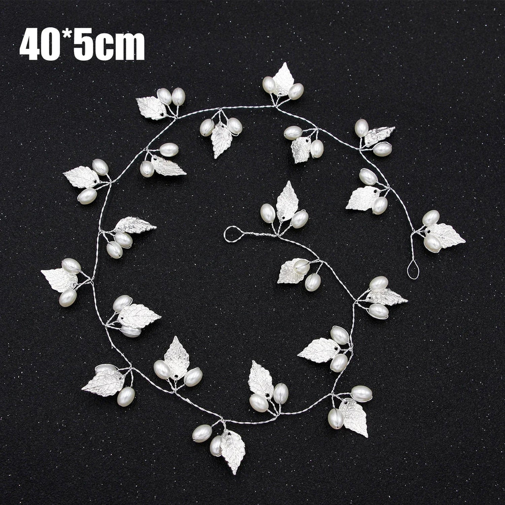 20pcs Elegant Pearl Crystal Hairpin Wedding Bridal U-shaped Metal Hair Comb Forks for Women