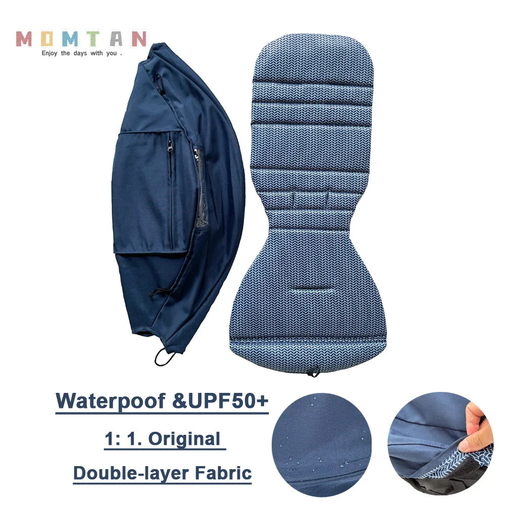 MomTan Stroller Replacement Cloth Set Waterproof Double Layer