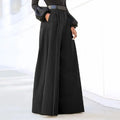 Women's Wide Leg Palazzo Pants Summer Printed Cropped Linen Comfy Baggy