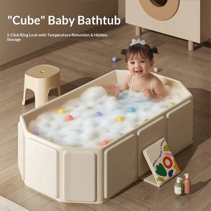 Foldable Baby Bathtub for Newborns & Toddlers