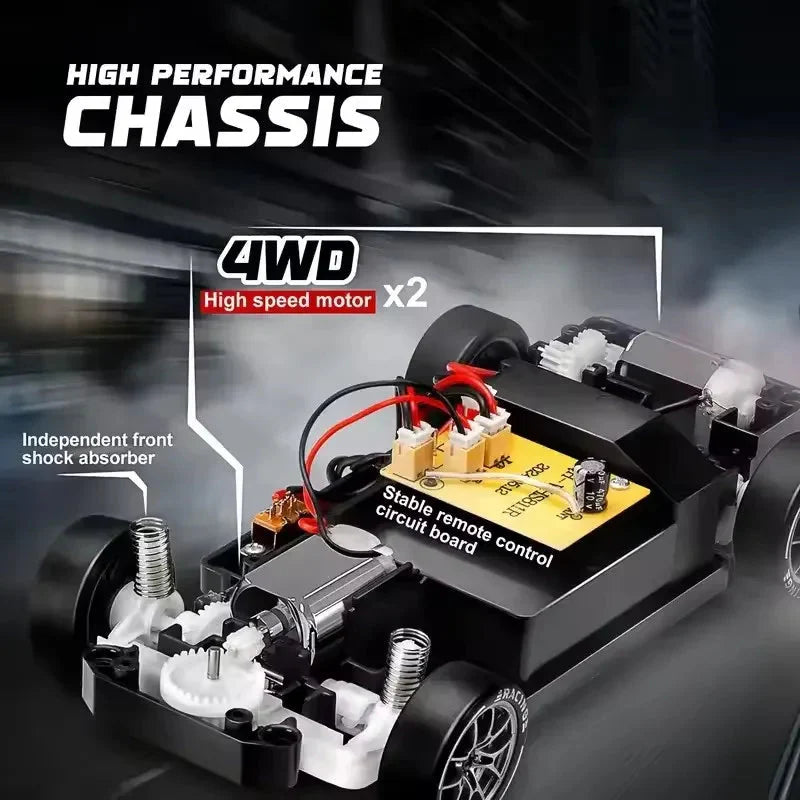4WD RC Car Remote Control Cars 2.4G Radio High Speed Drift Racing Monster 4x4 Truck RTR Vehicle Toy Gift for Kids Children