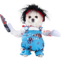 Halloween Dagger Pet Costume - Funny Knife-Holding Dog & Cat Standing Dress for Festival Dress-Up