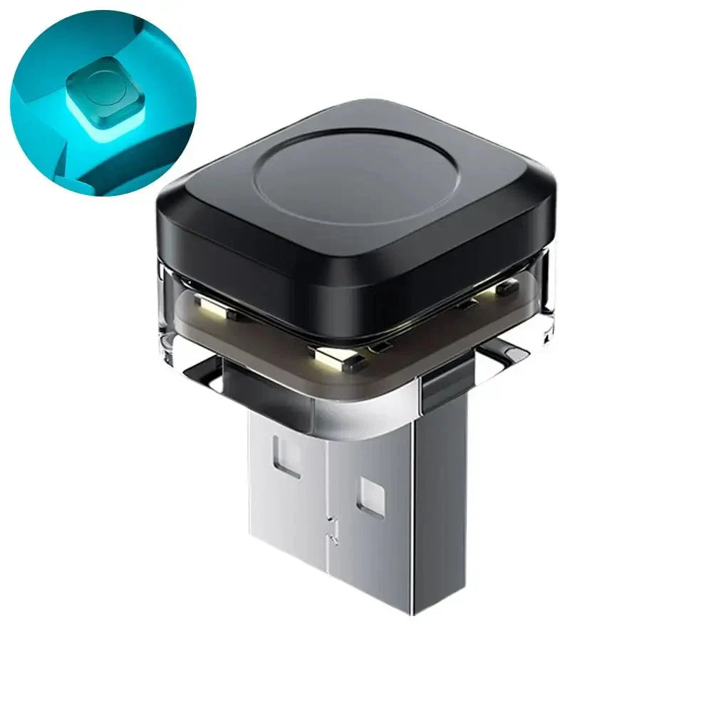 Mini USB LED Car Light – Colorful Interior Atmosphere & Emergency Lamp