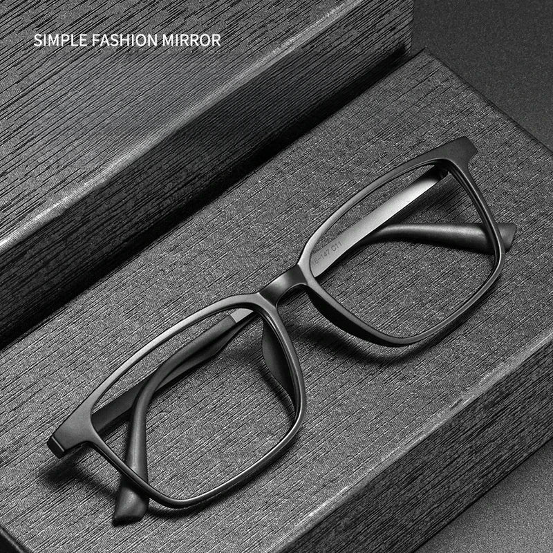FIRADA Retro Titanium Square Glasses – Comfortable Men’s Eyewear