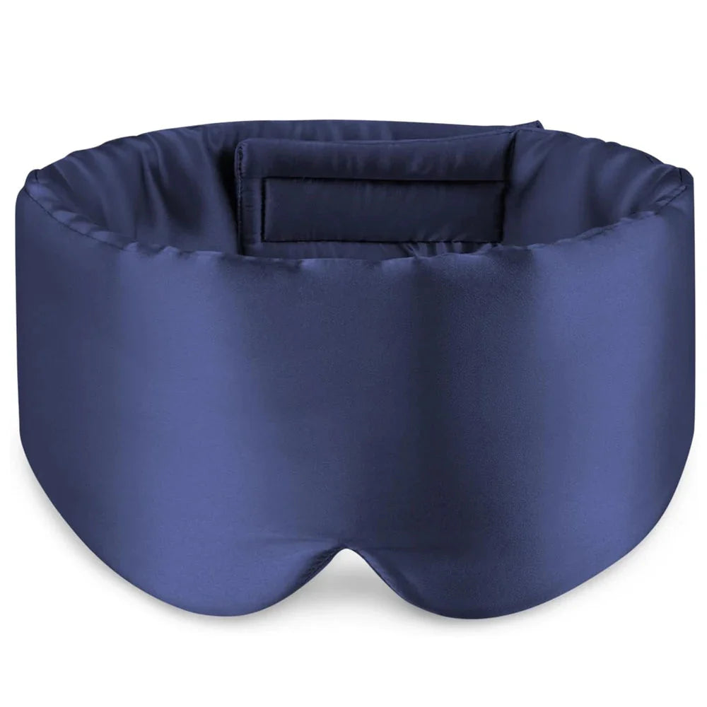 100% Mulberry Silk Sleeping Mask – Soft Eyepatch for Travel & Sleep