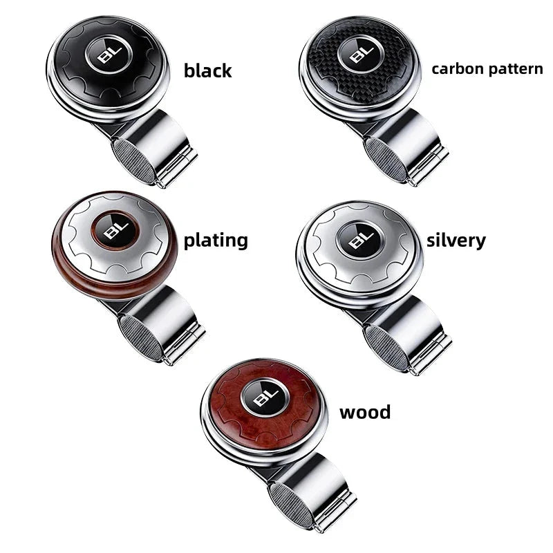 Car Steering Wheel Booster Ball – Universal Power Handle Spinner Knob with Steel Bearing