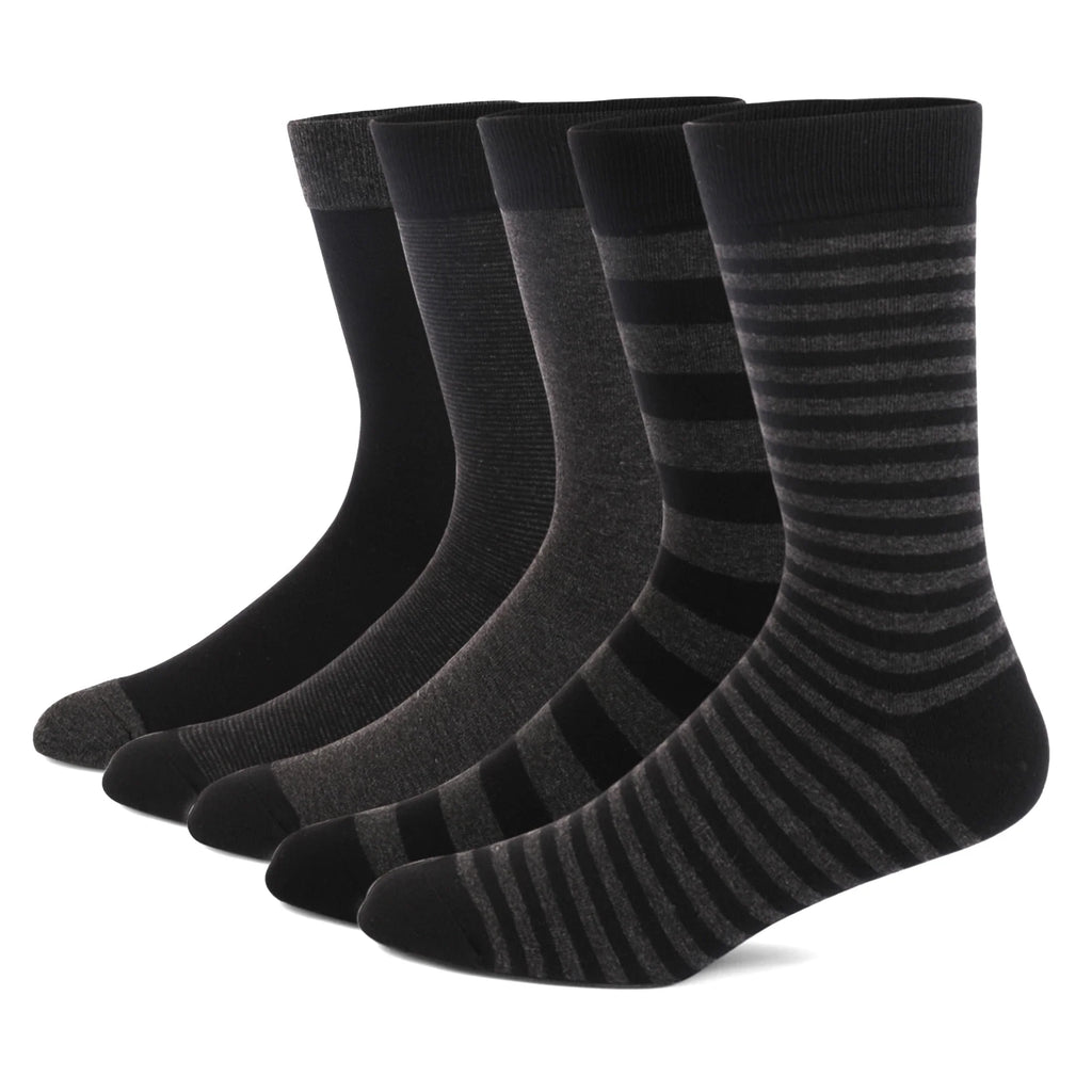 5 Pairs Argyle Breathable Men's Dress Socks Plus large Size High Quality Combed Cotton