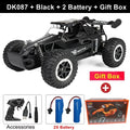 1:16 RC Drift Racing Car - High-Speed Off-Road Alloy Truck with LED Lights, 20KM/H, 2.4G Radio Control for Kids & Adults