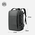 Expandable Business Backpack for Men - 17.3" Laptop, USB, Waterproof Travel Bag