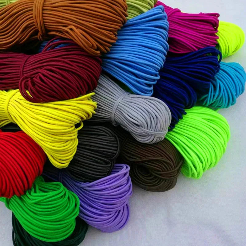 Elastic Thread for Jewelry Making - 1.0mm to 2.5mm, 10 Yards, DIY Beaded Crafting Sewing Accessories