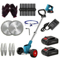 Electric Weed Wacker Battery Powered Grass Trimmer 3 in 1 Weed Trimmer Lawn Edger Brush Cutter for Lawn Garden Pruning Trimming