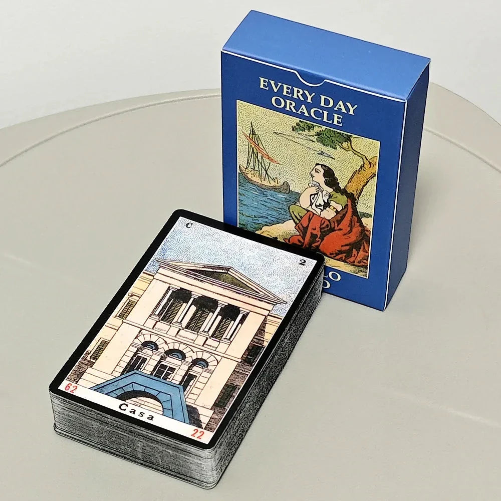 52 Pcs Oracle Sibyl Cards – Italian Everyday Oracle Deck for Parties