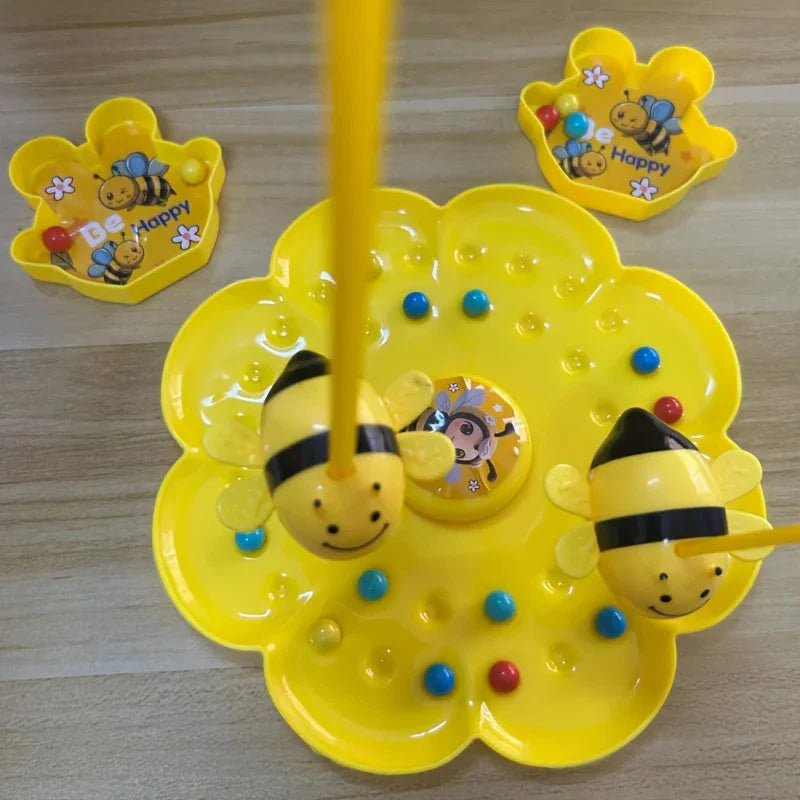 Little Bumblebee Board Game – Educational Puzzle & Fishing Toy for Kids