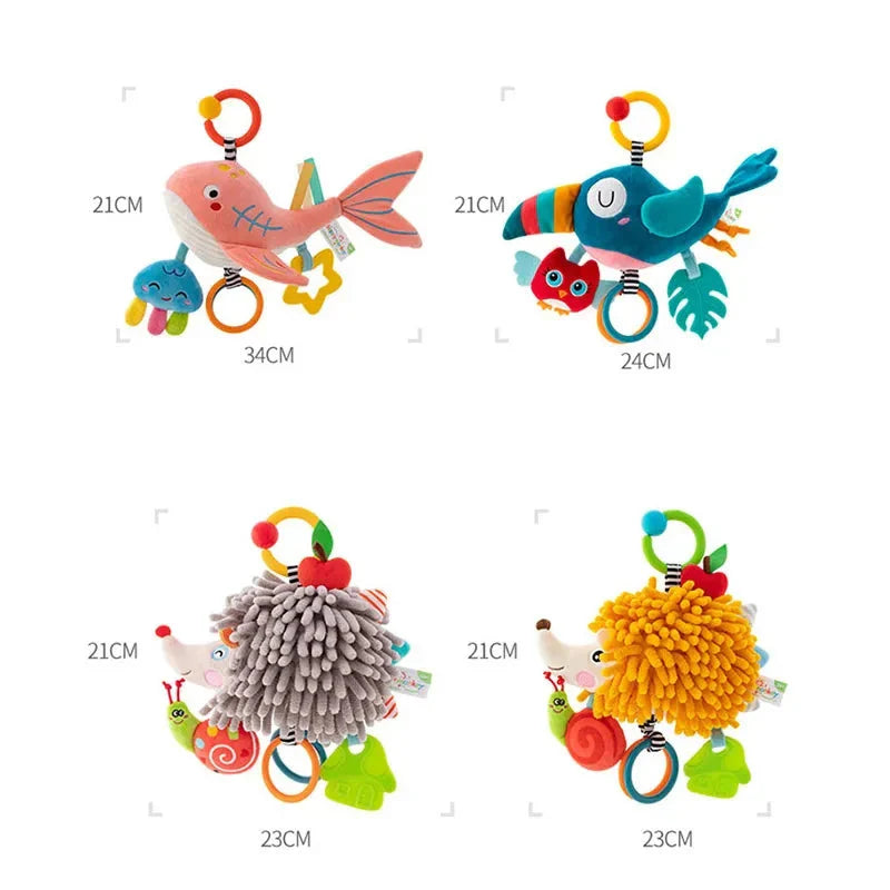 Soft Infant Crib Stroller Mobile Hanging Rattle Toy
