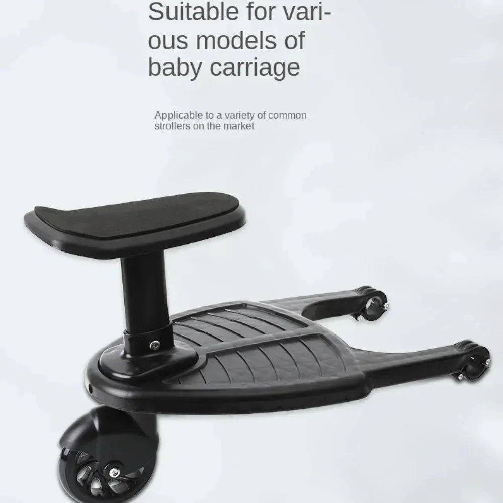 Universal Stroller Step Board with Seat for Second Child