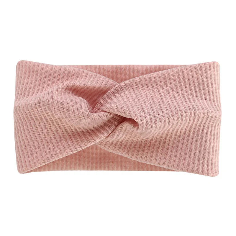 Large Baby Headband for Girls Soft Twisted Knotted Hair Turban