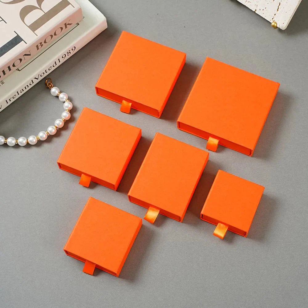 10pcs Paper Jewelry Gift Boxes for Rings, Earrings & Bracelets