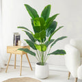 Artificial Tropical Palm Tree with Real Touch Banana Leaves