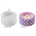 Hemp Rope Candle Cup Silicone Mold – DIY Succulent Pot, Cement, Resin & Gypsum Craft Mold for Home Décor & Storage Boxes