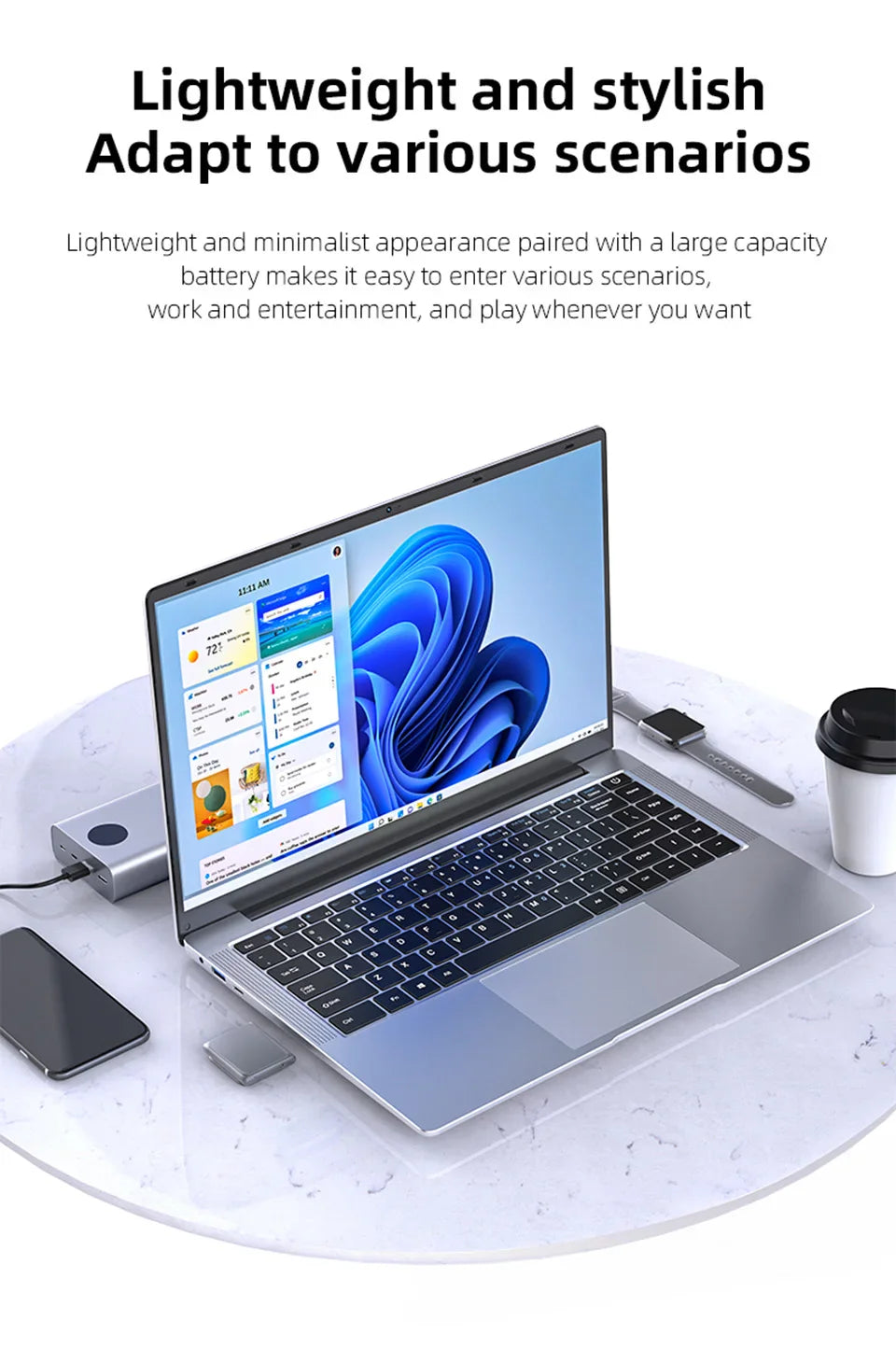 Windows 11 14.1 inch Laptop Computer intel i7 7500U Intel A3950 Laptops 1080P 12GB DDR4 1TB 2TB SSD Portable i7 Laptop Notebook