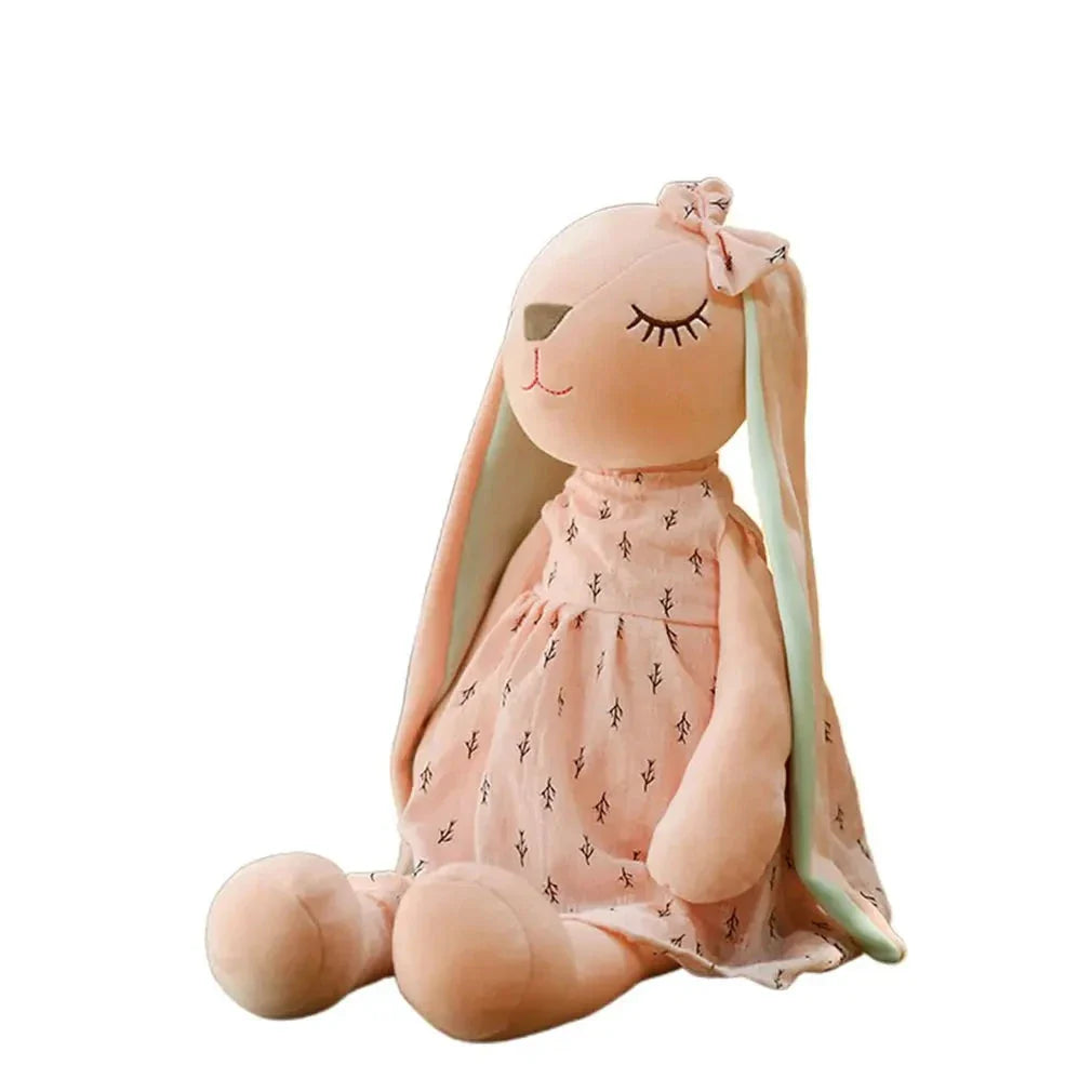 35cm Cute Bunny Plush Toy – Soothing Sleeping Rabbit Doll for Kids