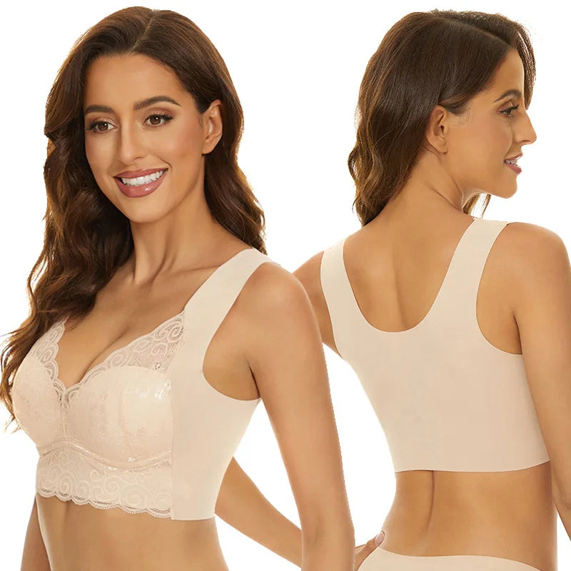 Free Wire Brassiere For Women Push Up Padding Sexy Lace