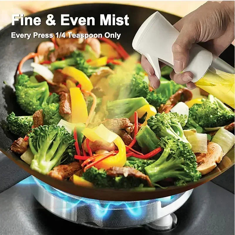 200/300/500ml Olive oil Spray Bottle Kitchen Cooking Dispenser Camping Baking Vinegar Soy Sauce Sprayer Containers