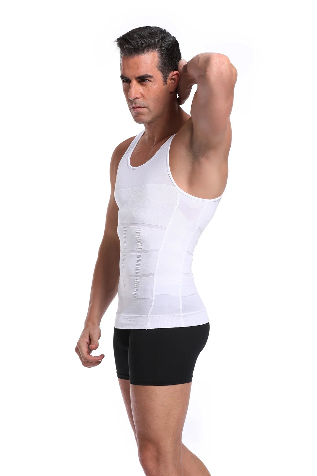 Men's Slimming Body Shaper Vest - Streamlined Compression Support, Tummy & Chest Sculpting, Breathable Everyday Wear
