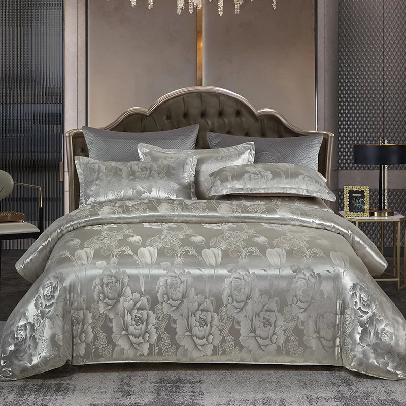 European Soft Fabric Luxury Duvet Cover Set - 3pcs