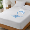 Bedsure Waterproof Mattress Protector, Zippered Mattress Encasement for Bed, Breathable & Noiseless, Six-Sided 12 inches Deep