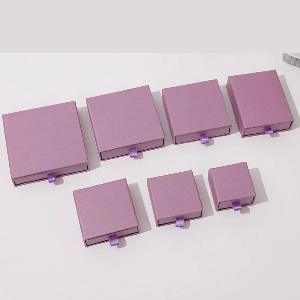 10pcs Paper Jewelry Gift Boxes for Rings, Earrings & Bracelets