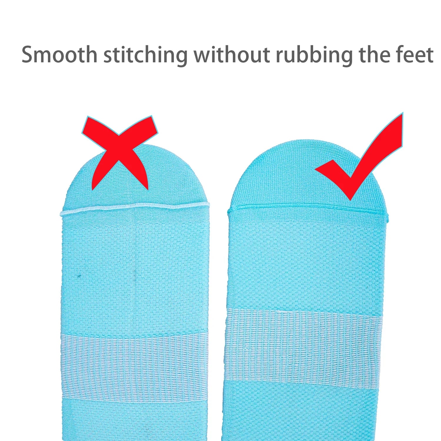 Cycling Socks Men Women Running Socks Breathable Wear-resistant Camping Hiking Socks Tube Compression Sports Socks