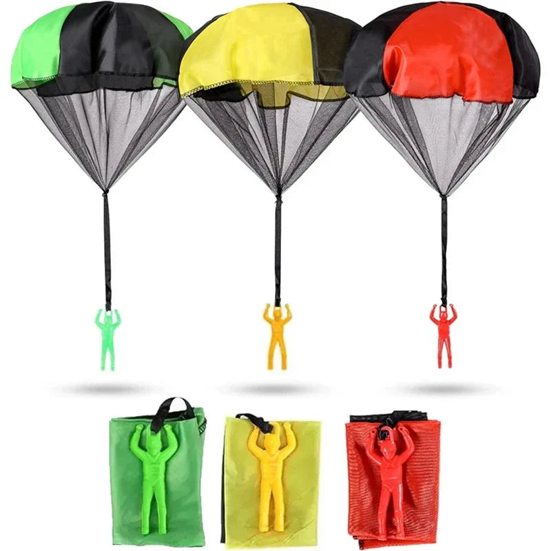 Kids Outdoor Parachute Toy – Tangle-Free Flying Fun Gift for Boys & Girls