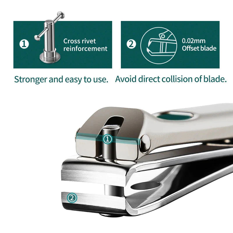 MR.GREEN Stainless Steel Nail Clippers with Nail File